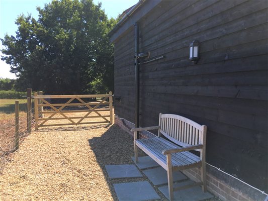 HAYLOFT BENCH FACING EAST